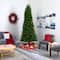 9ft. Pre-Lit Virginia Spruce Artificial Christmas Tree, Warm White LED Lights